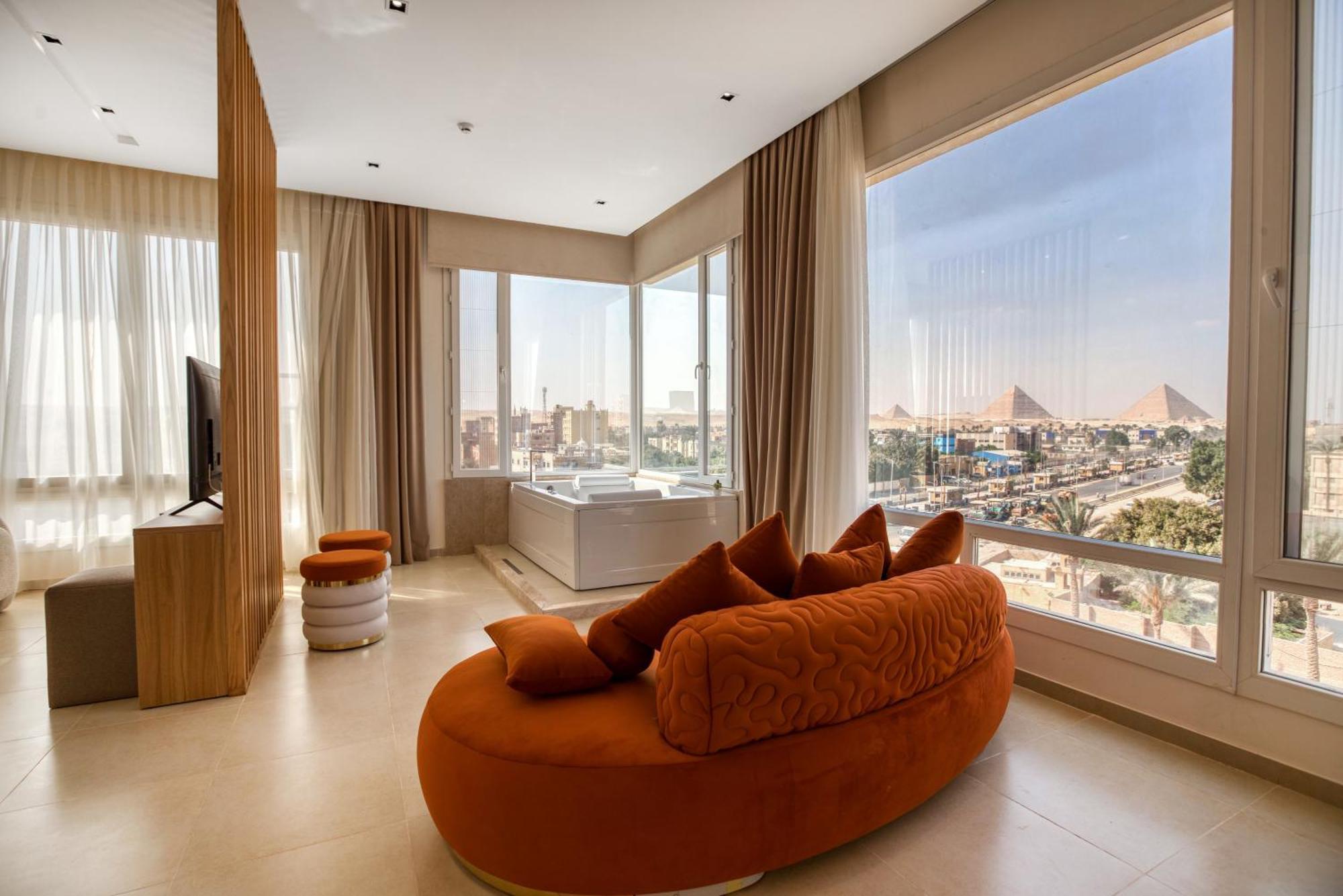 Mazar Pyramids Hotel Kafret el-Gabal Extérieur photo