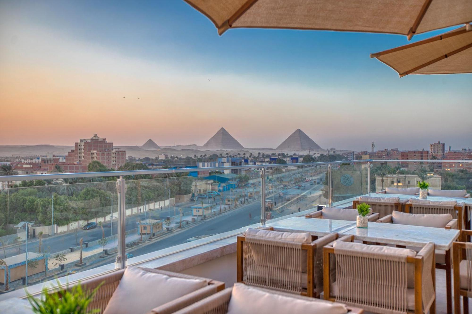 Mazar Pyramids Hotel Kafret el-Gabal Extérieur photo