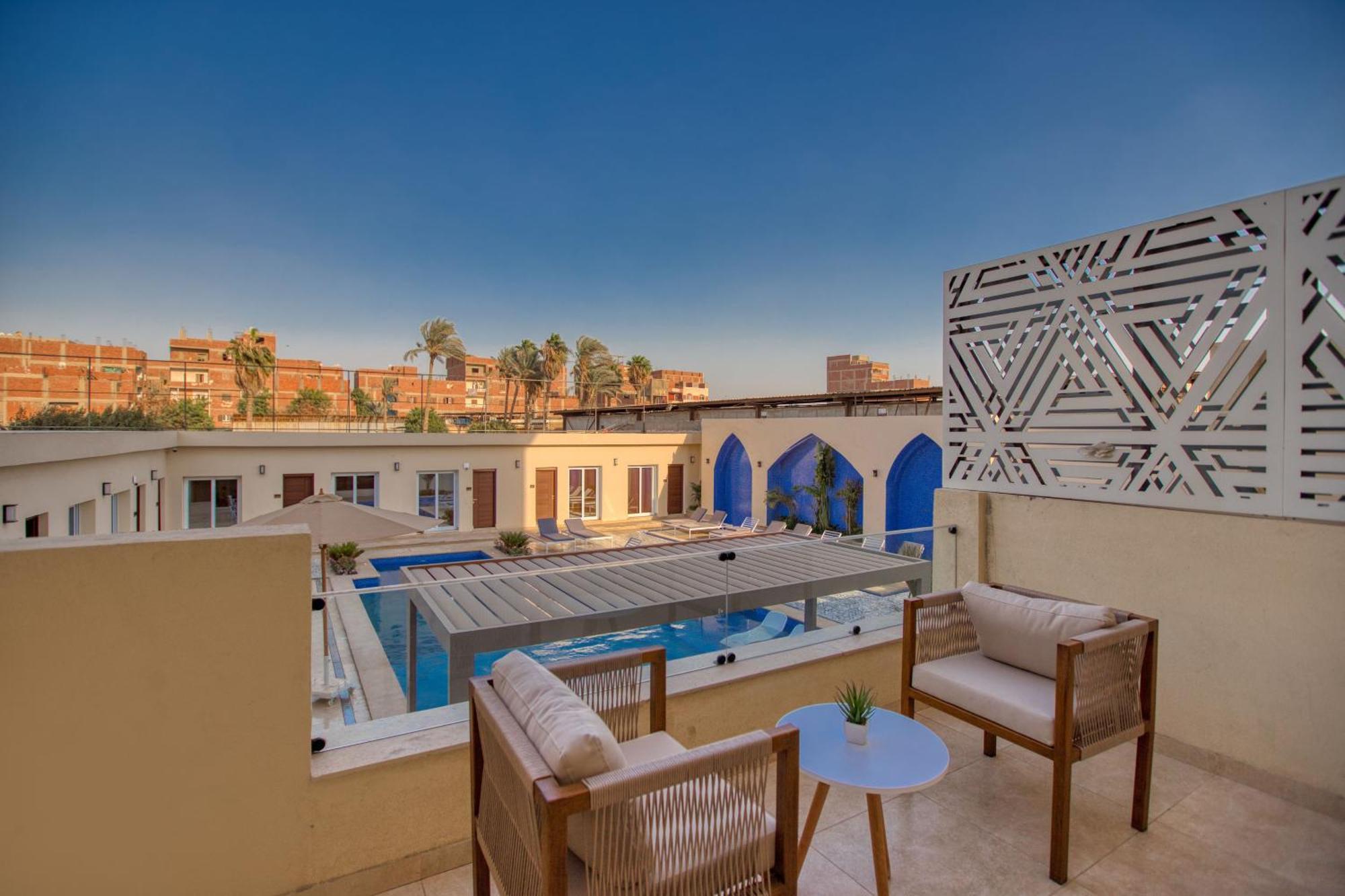 Mazar Pyramids Hotel Kafret el-Gabal Extérieur photo