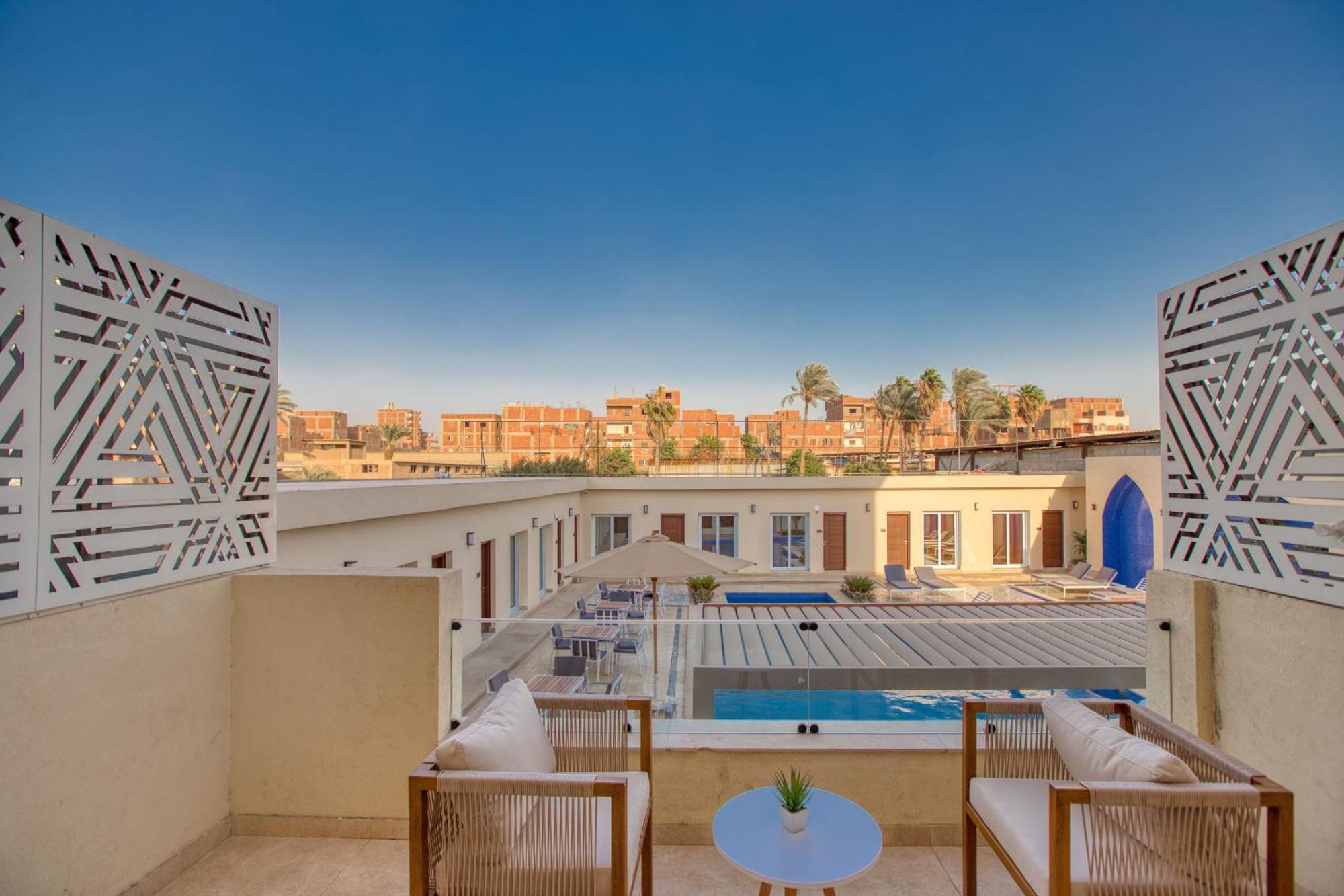 Mazar Pyramids Hotel Kafret el-Gabal Extérieur photo