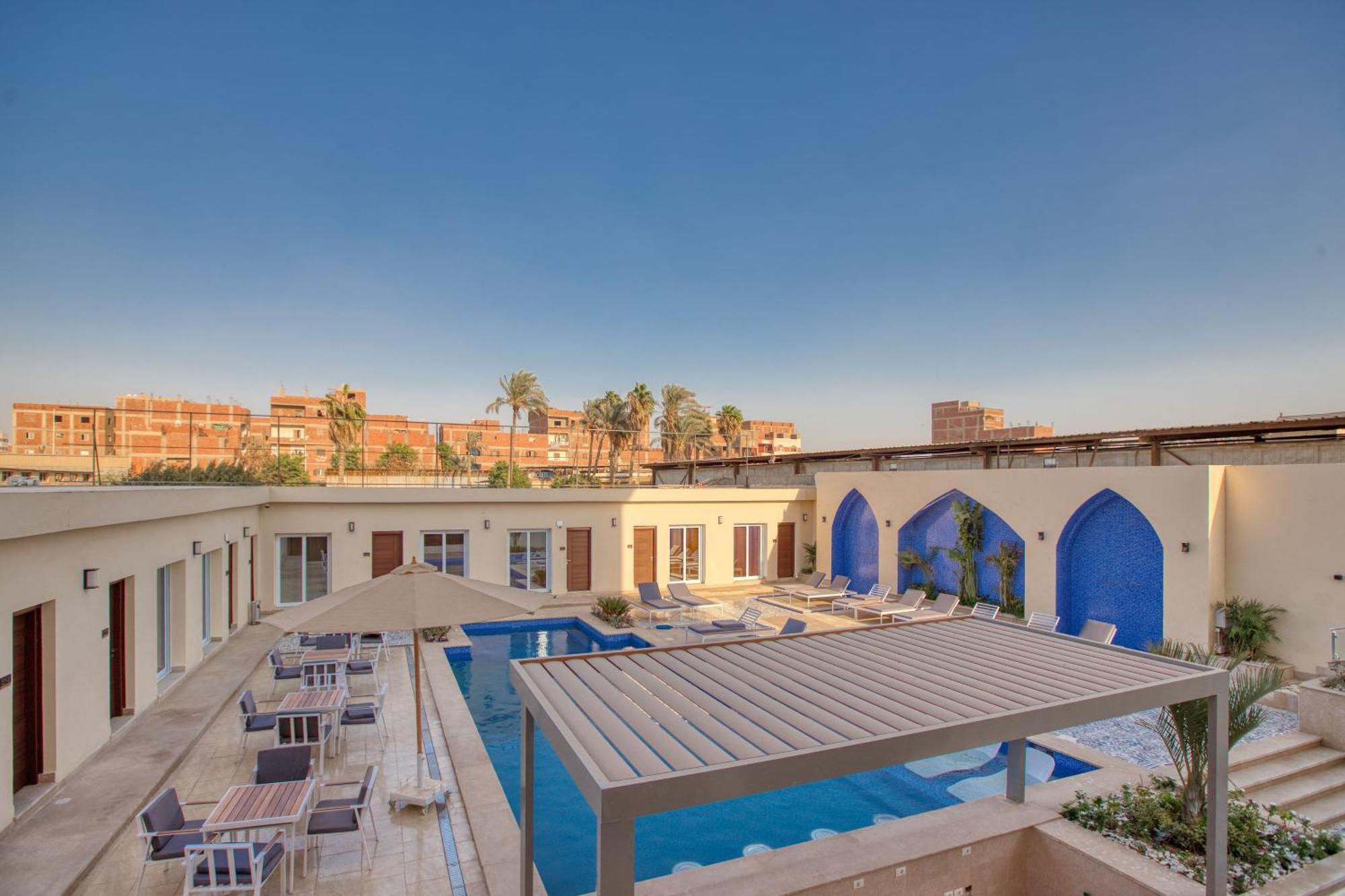 Mazar Pyramids Hotel Kafret el-Gabal Extérieur photo