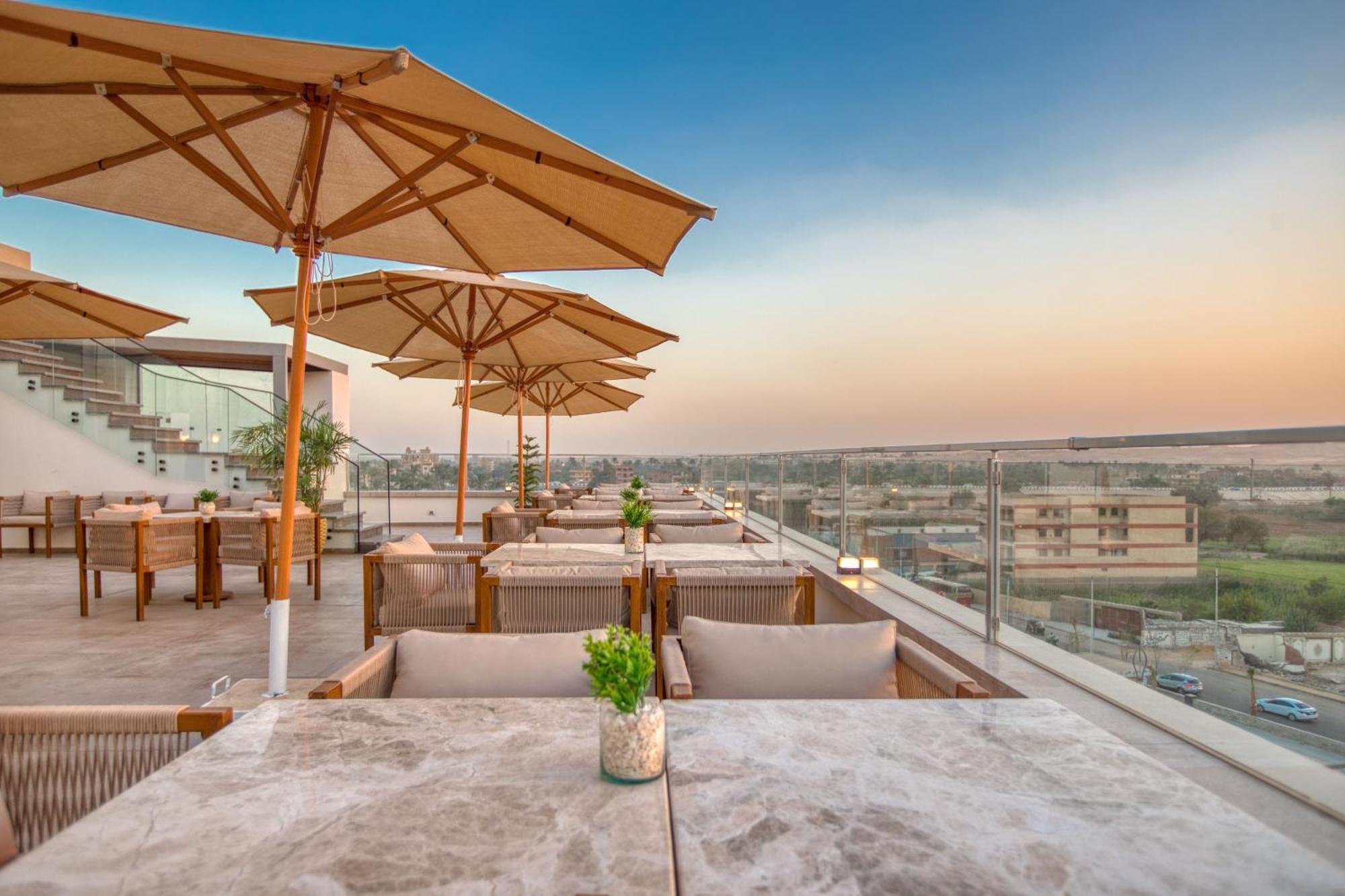 Mazar Pyramids Hotel Kafret el-Gabal Extérieur photo