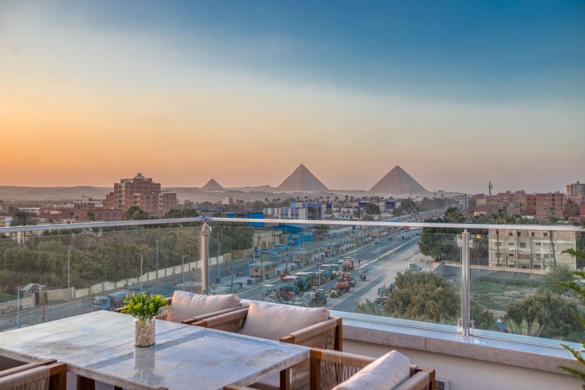 Mazar Pyramids Hotel Kafret el-Gabal Extérieur photo